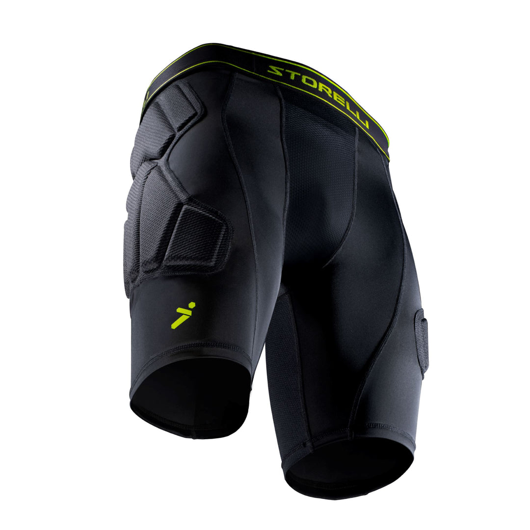 Men's Goalkeeper Sliding Shorts by Storelli - Black - ITASPORT