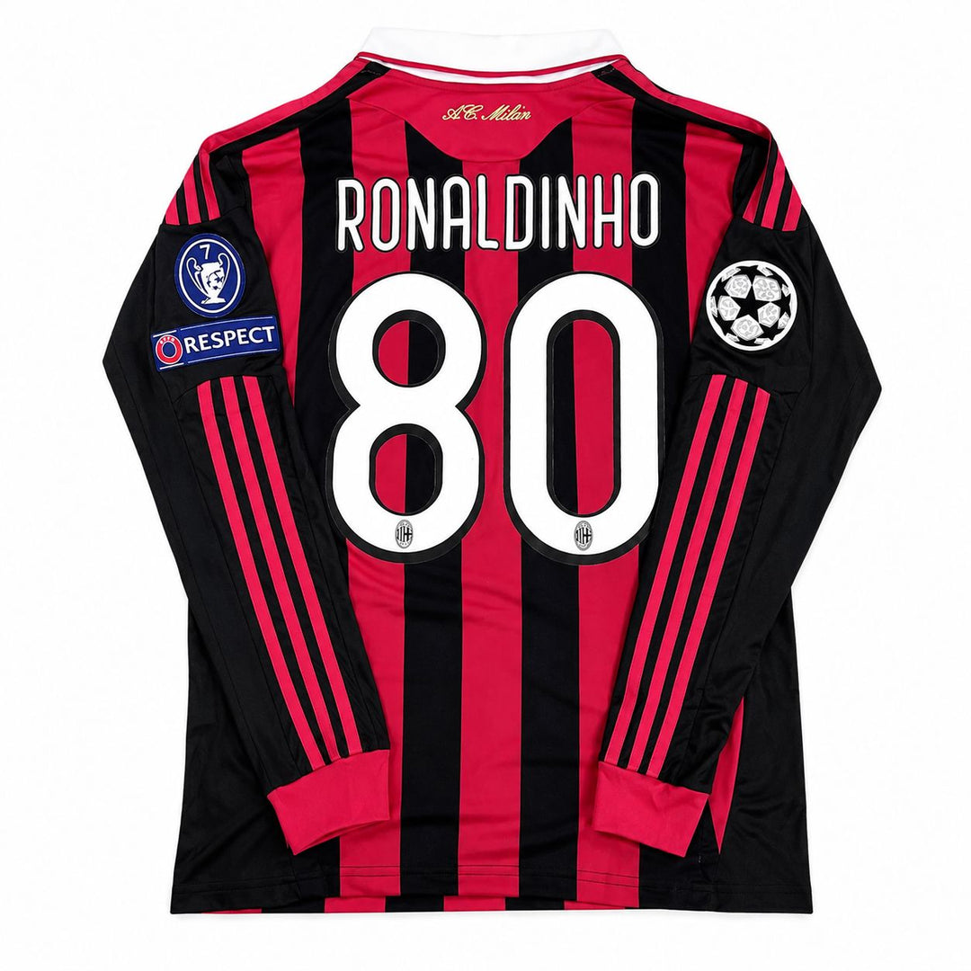 2009/10 AC Milan Home Jersey Long Sleeve - ADIDAS
