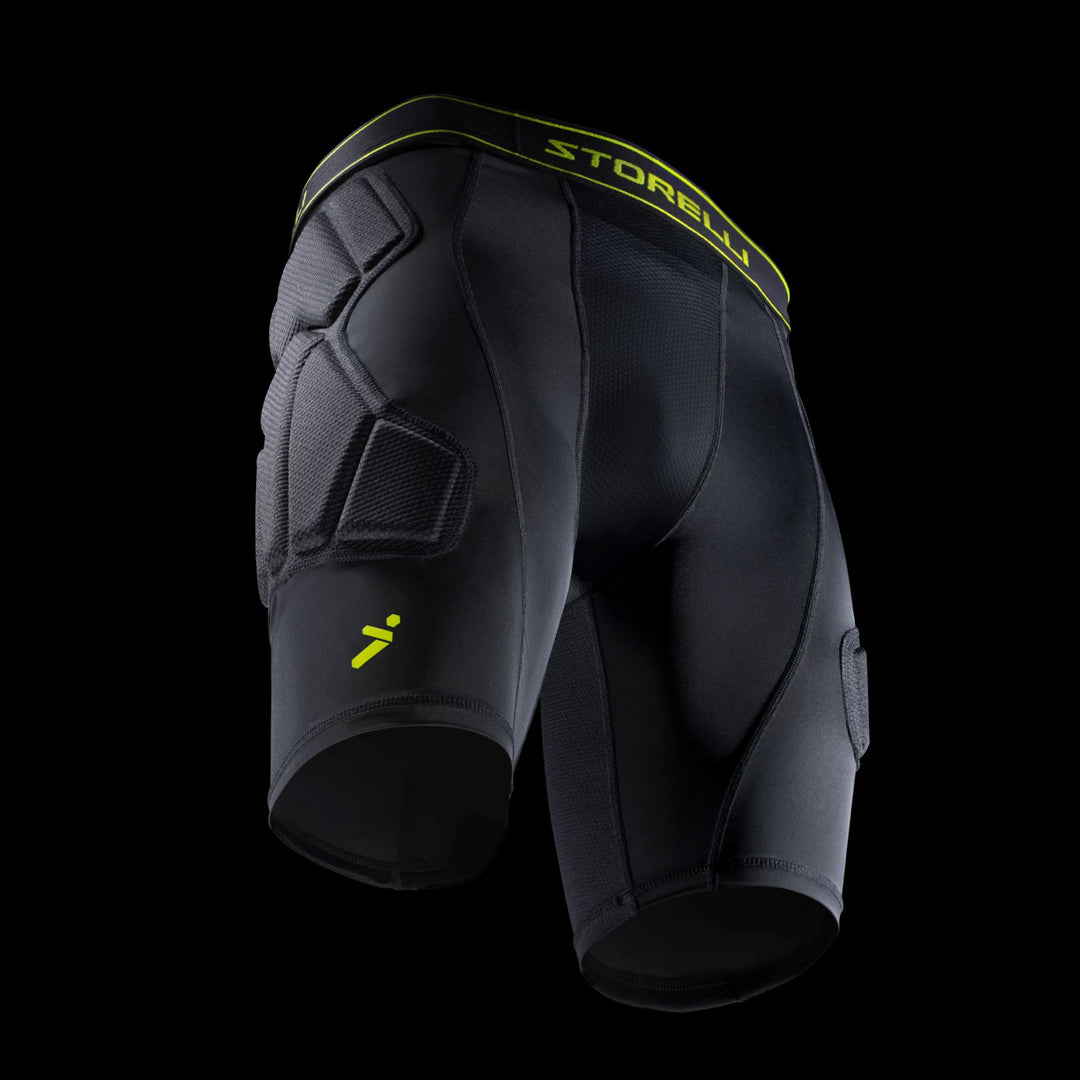 Men's Goalkeeper Sliding Shorts by Storelli - Black - ITASPORT