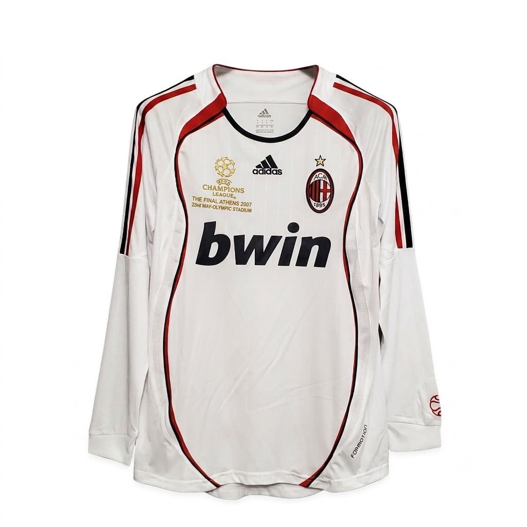 AC Milan 2006/07 UEFA Champions League Final Jersey L / Sleeve - ADIDAS