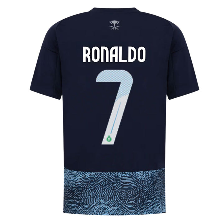 Al Nassr Away Jersey 25/26 Kids - Ronaldo 7 - ADIDAS