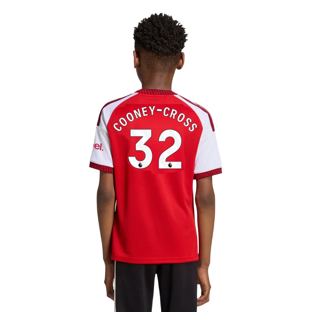 Arsenal 26/27 Home Kids Kit – Cooney-Cross 32 - ADIDAS