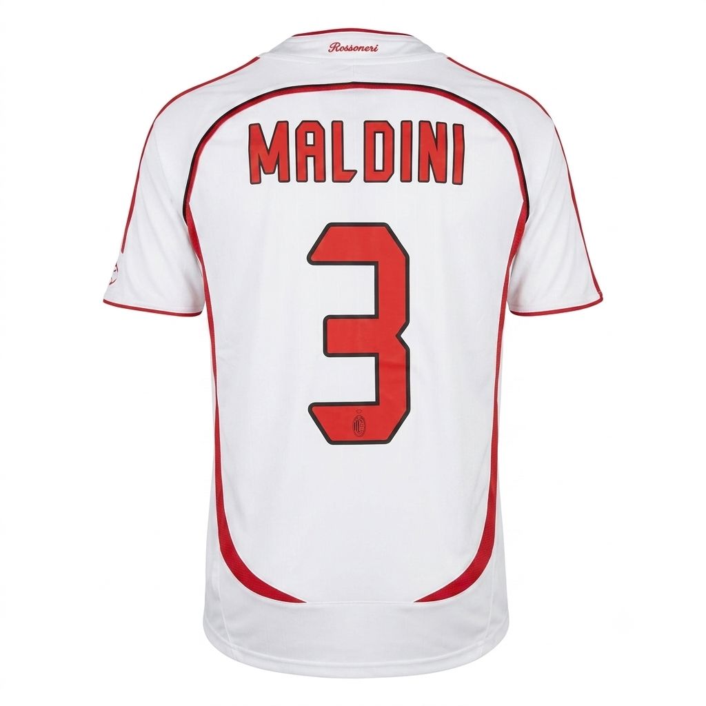 AC Milan 2006/07 UEFA Champions League Final Jersey S/ Sleeve - ADIDAS