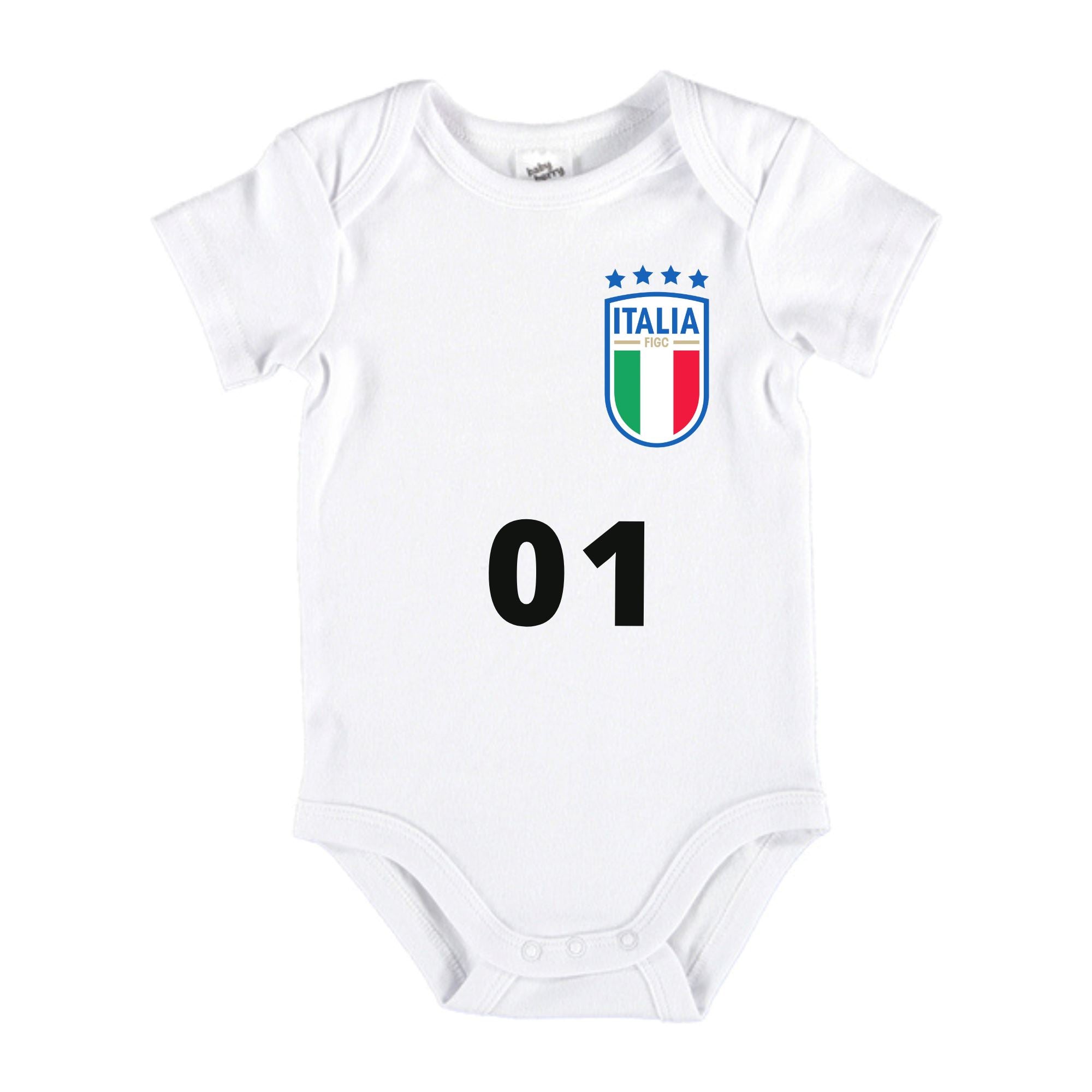 Italia 24/25 Baby Bodysuit w/ name and number - ITA SPORT