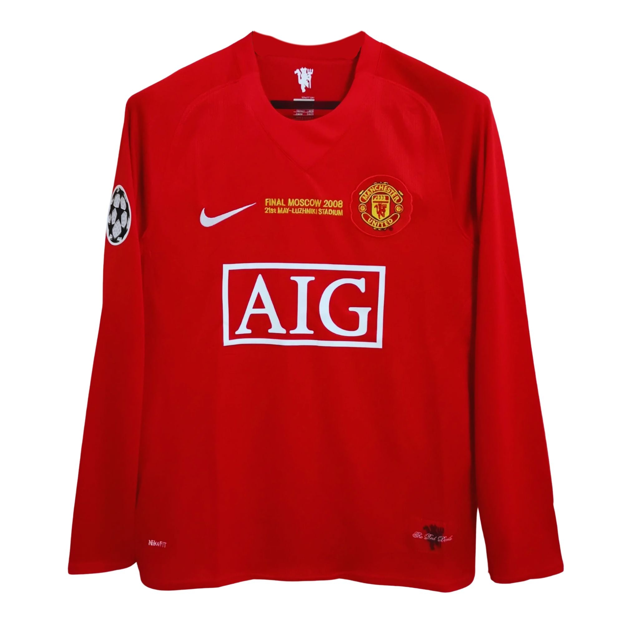 Manchester United 2008 Champions League L/Sleeve - NIKE