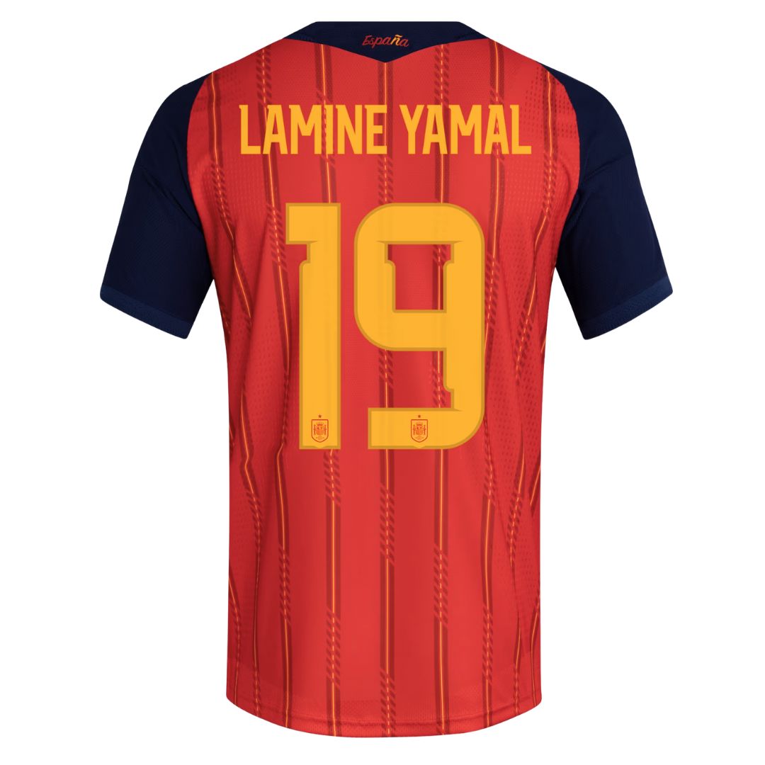Spain 2026 Authentic Home Jersey – Yamal 19 - ADIDAS