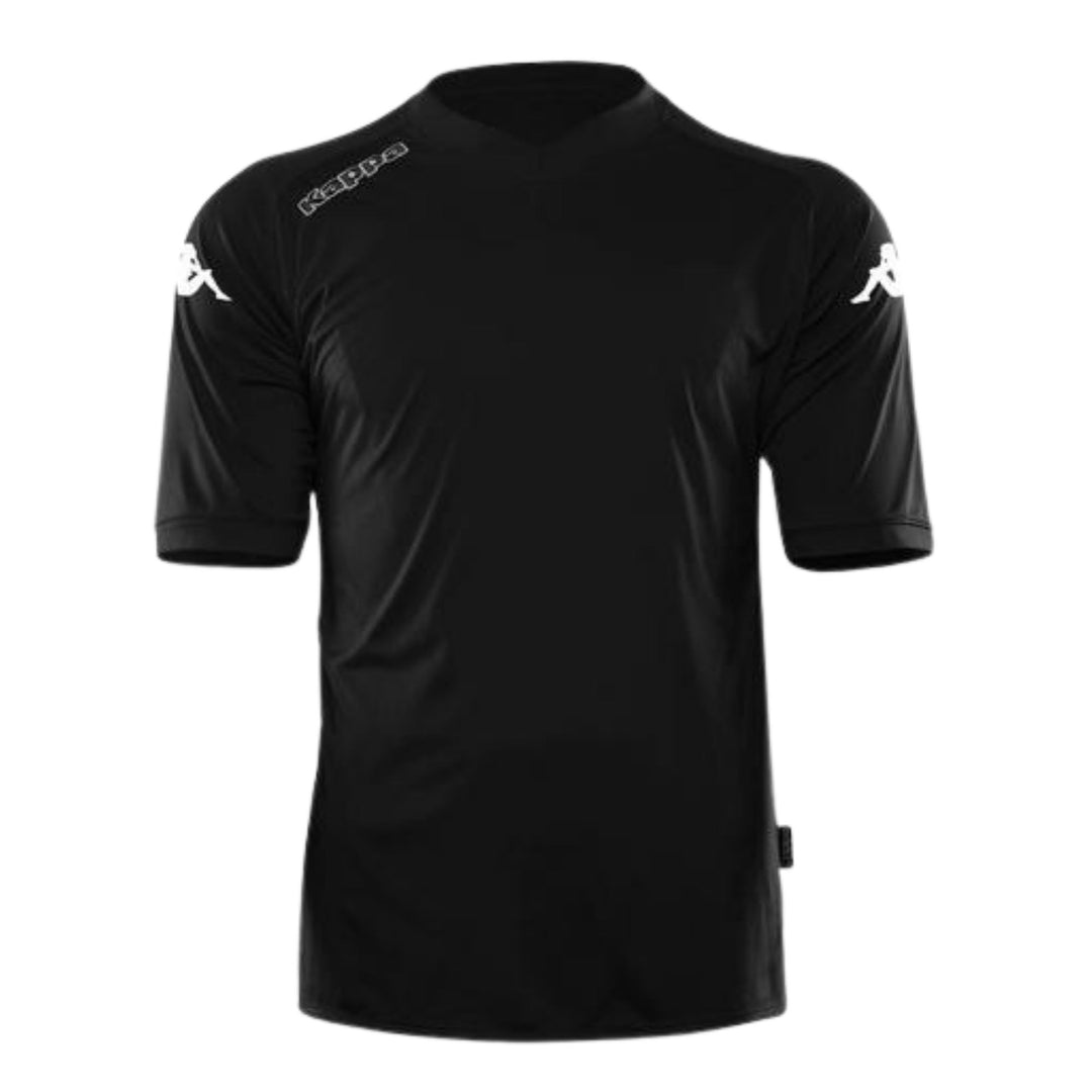 Kappa Short Sleeve Jersey Youth Black - ITASPORT