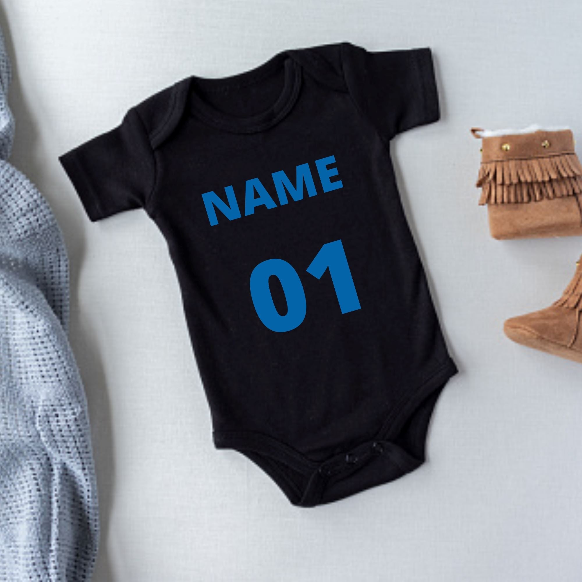 Italia Baby Bodysuit with Name & Number - ITASPORT