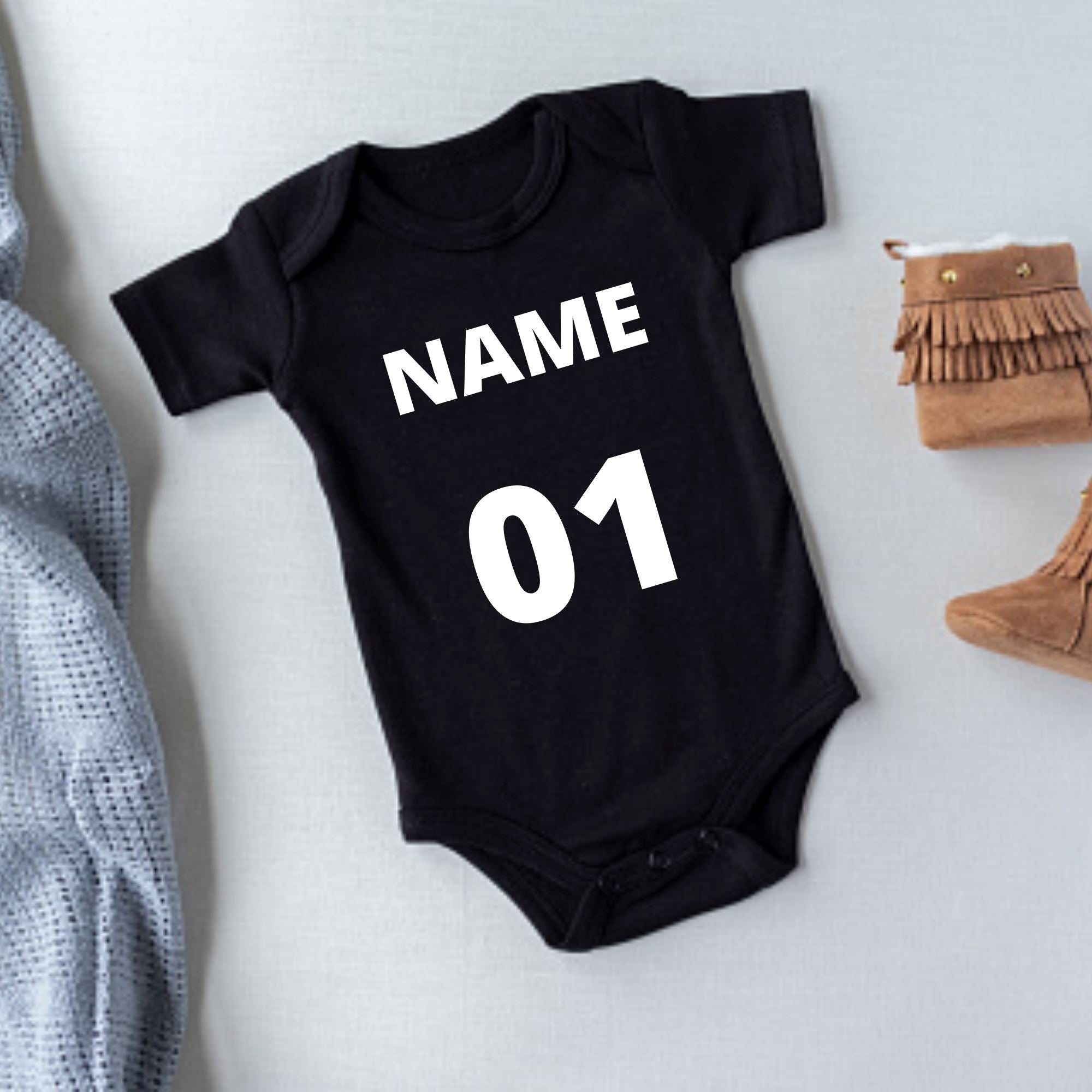 Italia Baby Bodysuit with Name & Number - ITASPORT