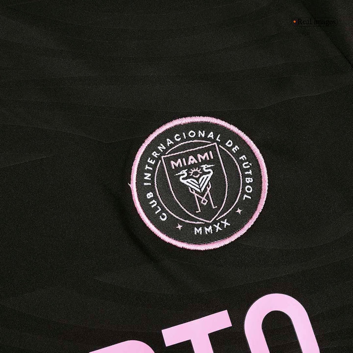 Inter Miami Messi Away Jersey Authentic Black La Noche Kit - ADIDAS