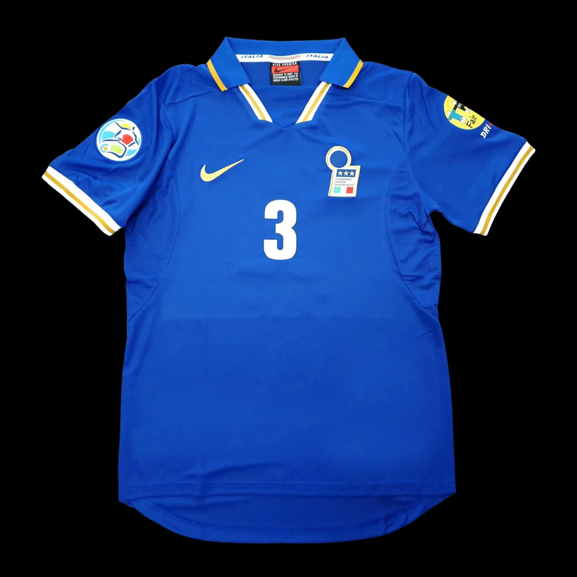 1996/97 Italy Home Jersey with Name / Number - ITASPORT
