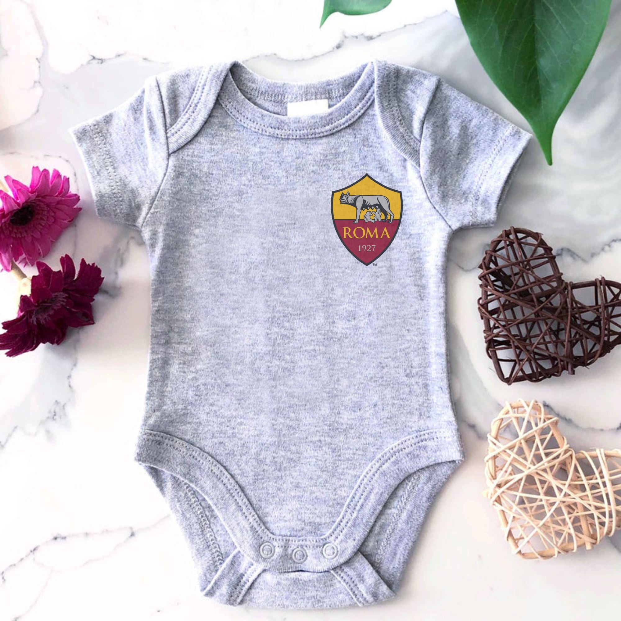 AS Roma Baby Bodysuit - ITASPORT