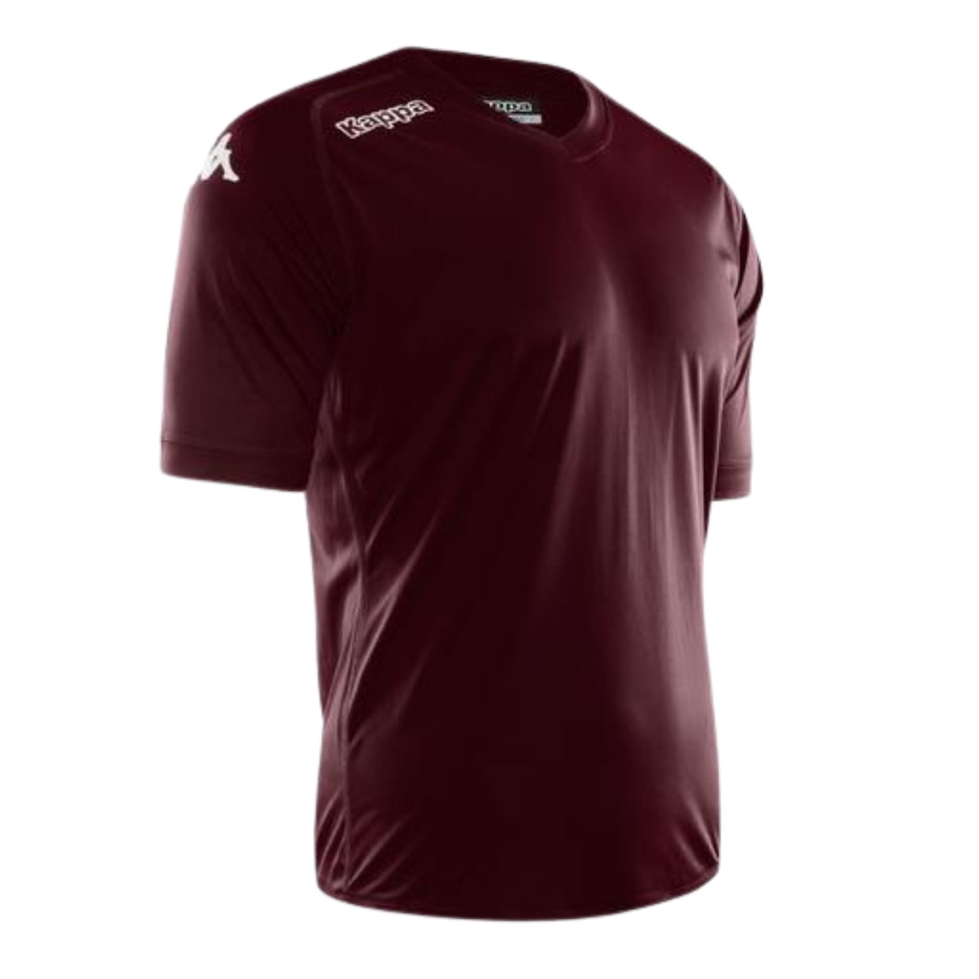 Kappa Short Sleeve Jersey Youth Maroon - ITASPORT